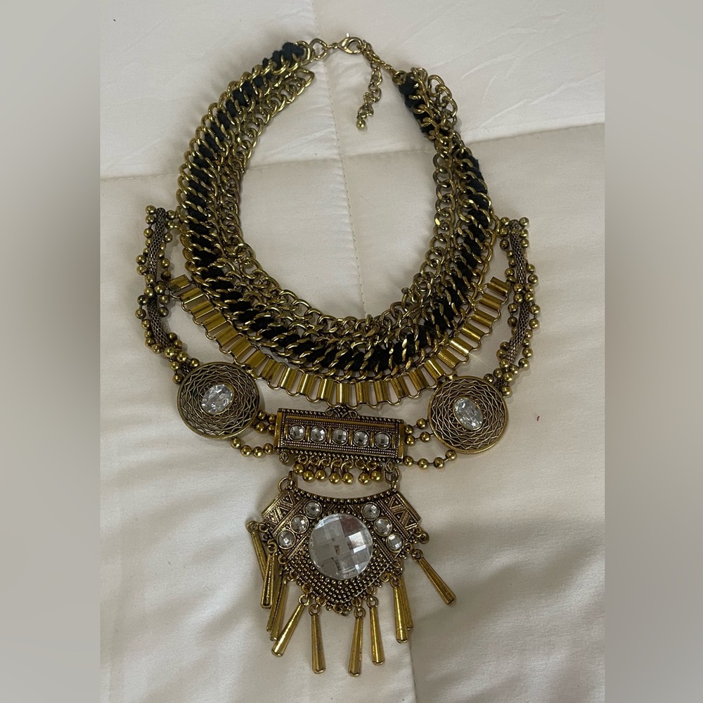 Gold  Statement Necklace